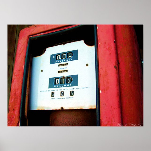 Gas-Prisa saknas Poster (Framsidan)