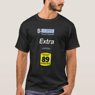 Gas Pump Extra Costume Gas Halloween T Shirt