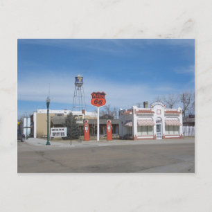 Gas Station Bassett, Nebraska, Förenta staterna Vykort