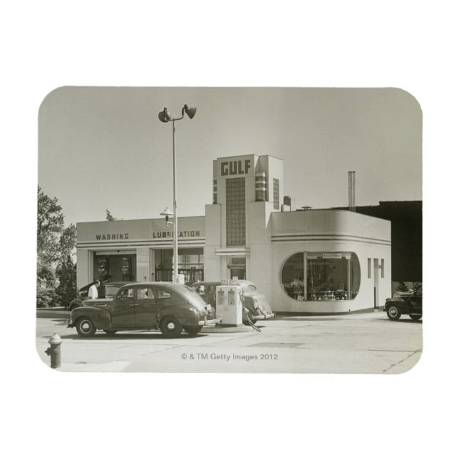 Gas Station Magnet (Horisontell)
