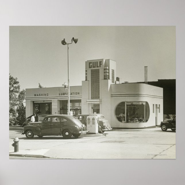 Gas Station Poster (Framsidan)