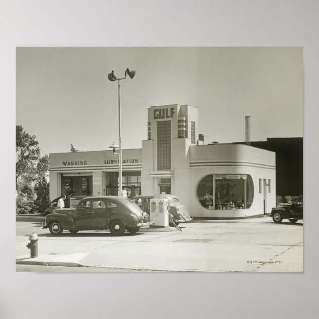 Gas Station Poster (Framsidan)