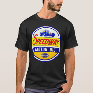 Gas Station Speedway Motor Oil Car Bike Garage T Shirt