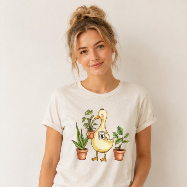 Gås Trädgårdsskötsel Drivs av Växter & Kaffe Vinta T Shirt (Goose Gardening - Powered by Plants & Coffee
)