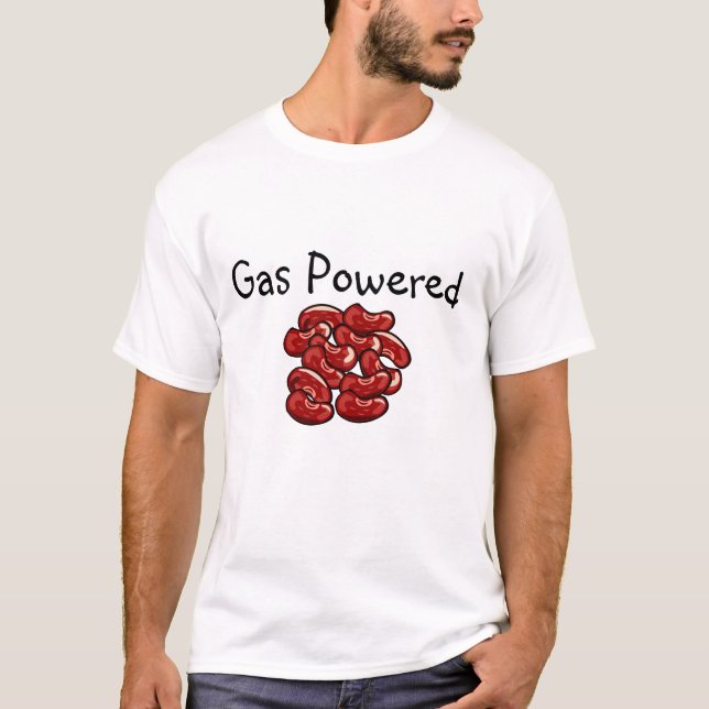 Gasa drivit, bönor gör den Ya fisT-tröja T Shirt (Framsida)