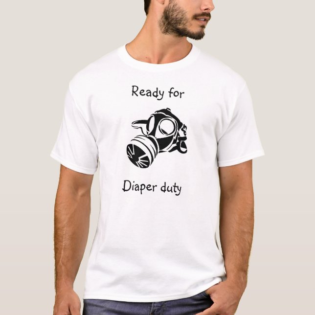 gasa-maskera-avbilda, ordna till för t-shirt (Framsida)