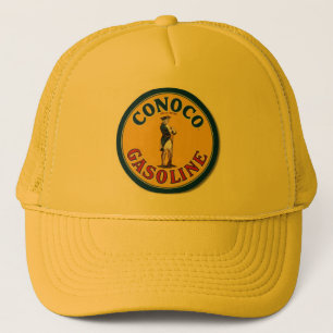 "Gasar vintage Conoco undertecknar ", Truckerkeps