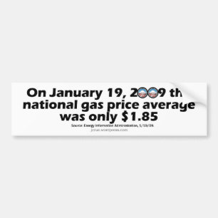 GasBeforeObama Bildekal
