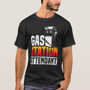 Gasbränslematerial för gaspump Station_1 T Shirt