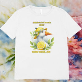 Gåse och citroner, sarkastiska, roliga, suger på c t shirt