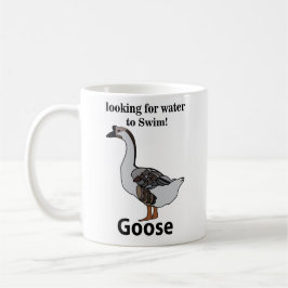 Gåse Tittar för Vatten till Simma afrikansk gås Kaffemugg
