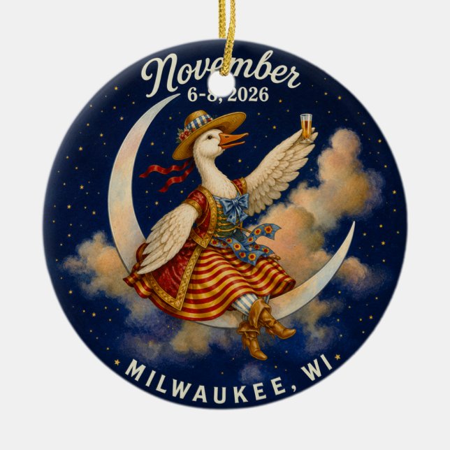Gåsen Band Ornament - Milwaukee 2026 (Framsidan)
