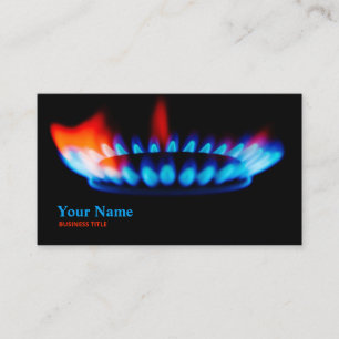 Gasfitter Service Technician Visitkort