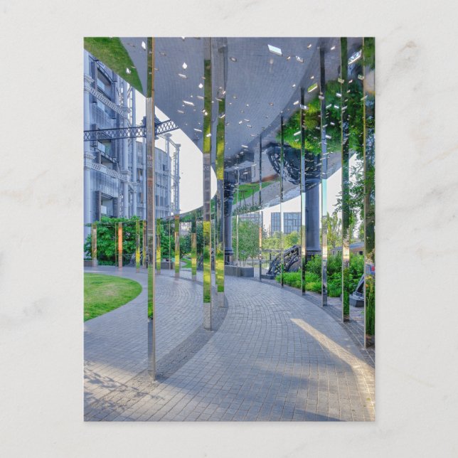 Gasholder Park, Kung Kor, London UK Postcard Vykort (Framsida)