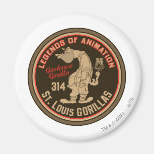 Gashouse Gorillas Logotyp Feat. Pitcher Magnet