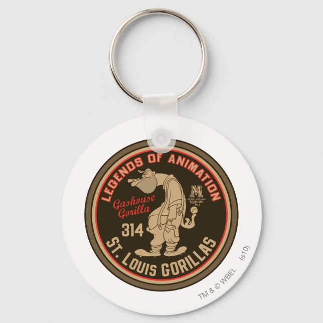 Gashouse Gorillas Logotyp Feat. Pitcher Nyckelring (Framsida)