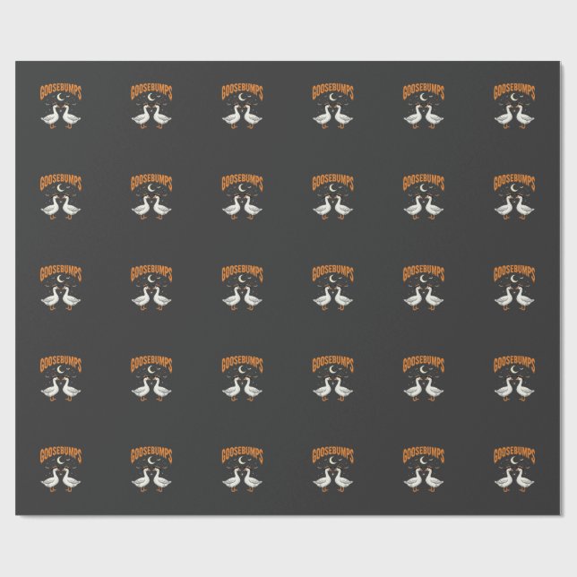 Gåshud Halloween Häxa Gäss Vektor Design Presentpapper (Platt)