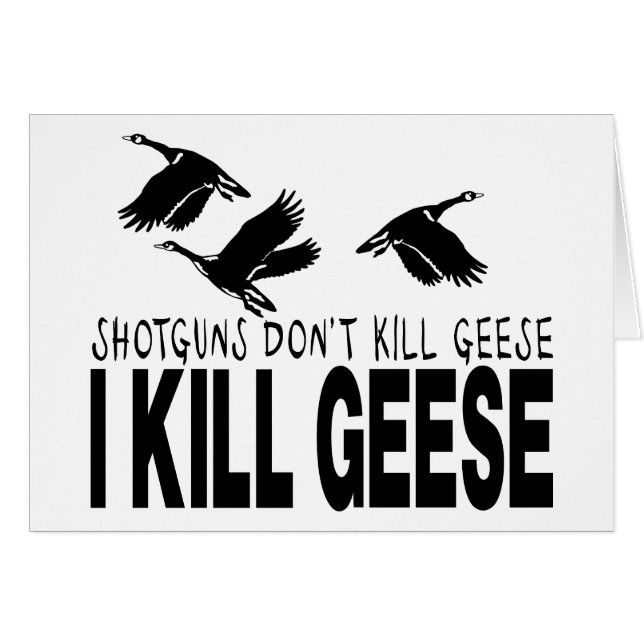 GÅSJAKT HÄLSNINGSKORT (Framsidan Horizontal)