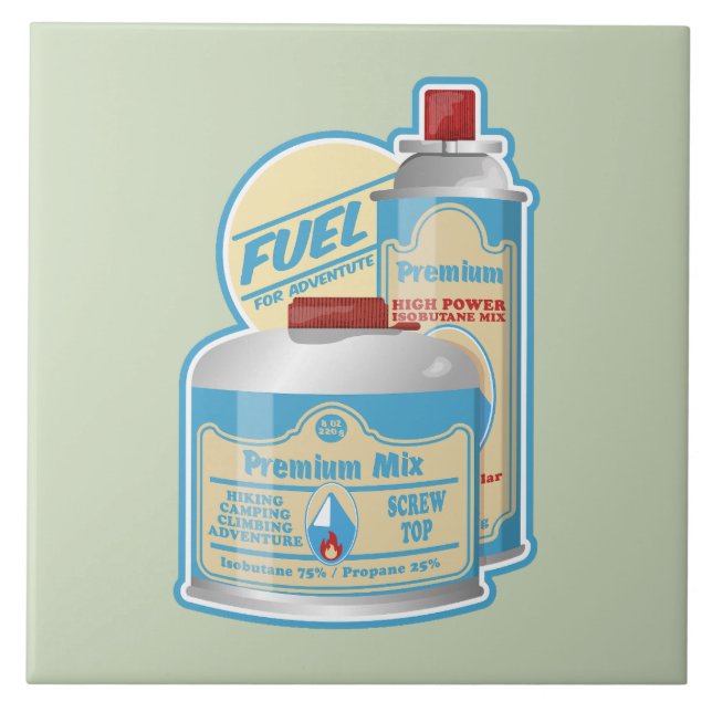 Gaskanister av Camp Stove Propan Butane Kakelplatta (Framsidan)