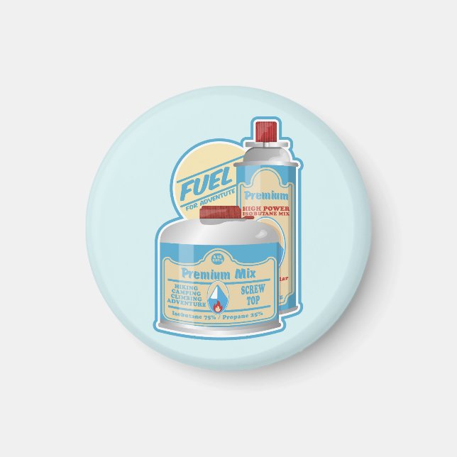 Gaskanister av Camp Stove Propan Butane Magnet (Framsidan)