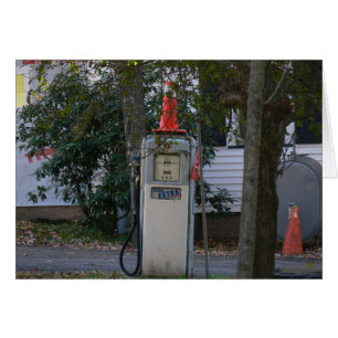 Gaskump som glömts bort hälsningskort