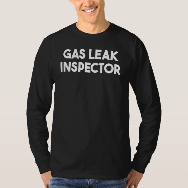 Gasläckageinspektör T Shirt (Framsida)