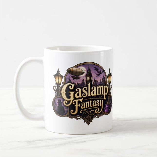 Gaslamp Fantasy Kaffemugg (Vänster)