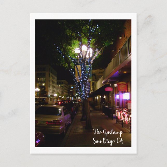 Gaslampkvarteren Vykort (Framsida)