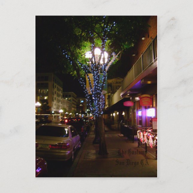 Gaslampkvarteren Vykort (Framsida)