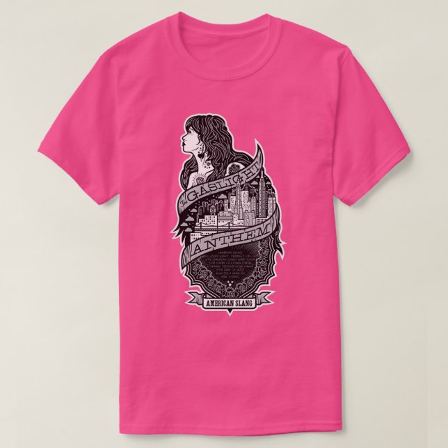 Gaslight Anthem American Slang T Shirt (Design framsida)
