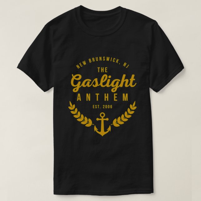 Gaslight Anthem Est 2006 Band Music Legend T Shirt (Design framsida)