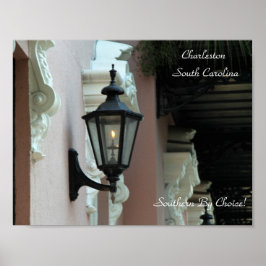 Gaslight, Antique, Vintage, Svart, Fotografi Poster