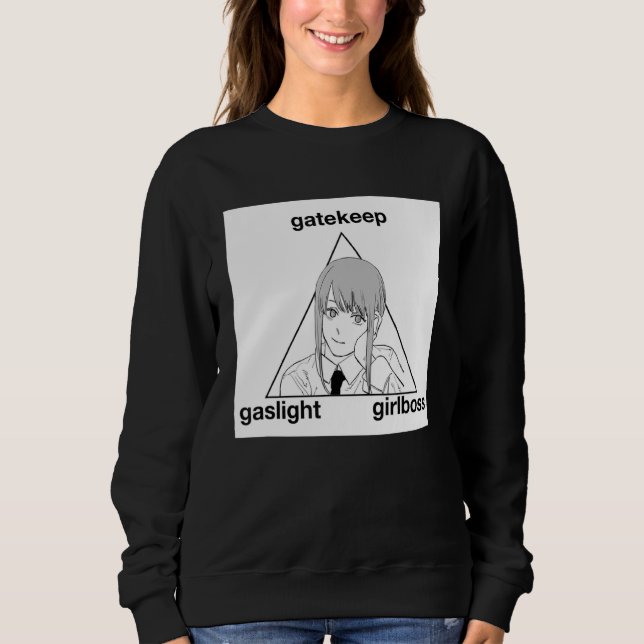 Gaslight Gatvakt Girlchef Meme T Shirt (Framsida)