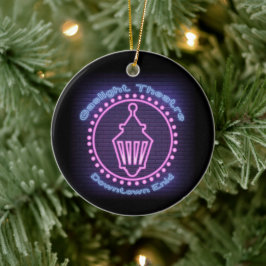 Gaslight Neon Logotyp jul Ornament