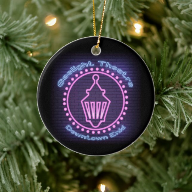 Gaslight Neon Logotyp jul Ornament (Träd)