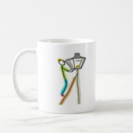 Gaslighting Stickman Kaffemugg