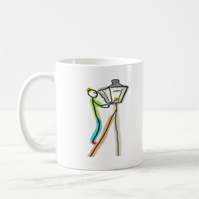 Gaslighting Stickman Kaffemugg (Vänster)