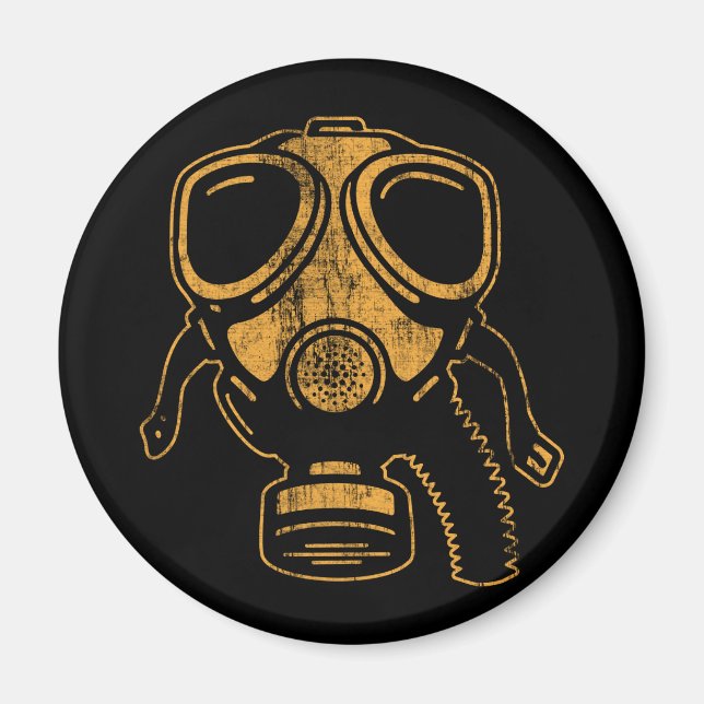gasmask2 magnet (Framsidan)