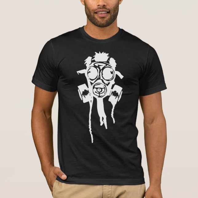 Gasmask 2 tee shirt (Framsida)