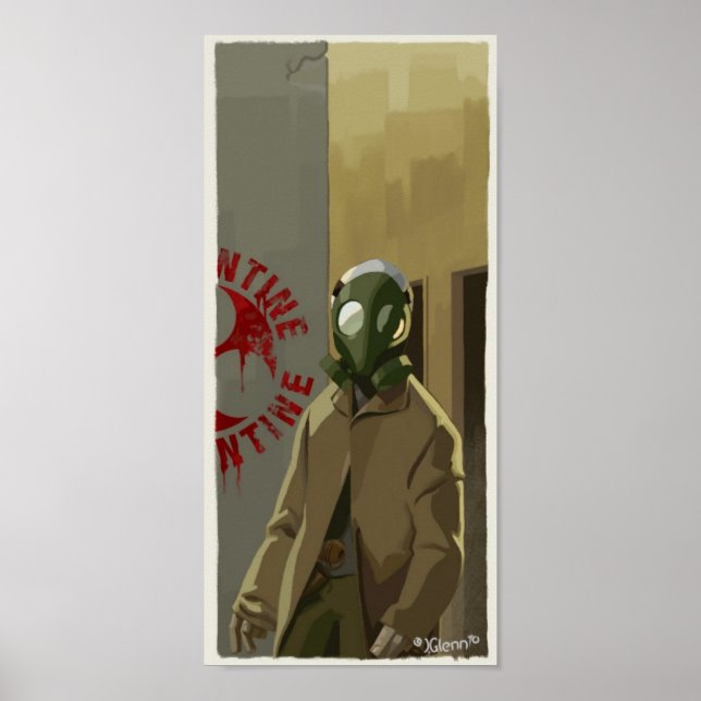 Gasmask Poster (Framsidan)
