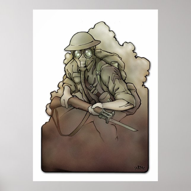 Gasmask Poster (Framsidan)