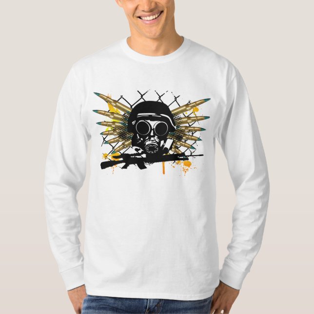 gasmask t shirt (Framsida)