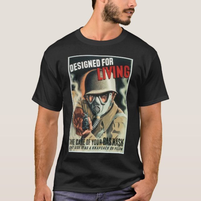 Gasmask T-shirt (Framsida)