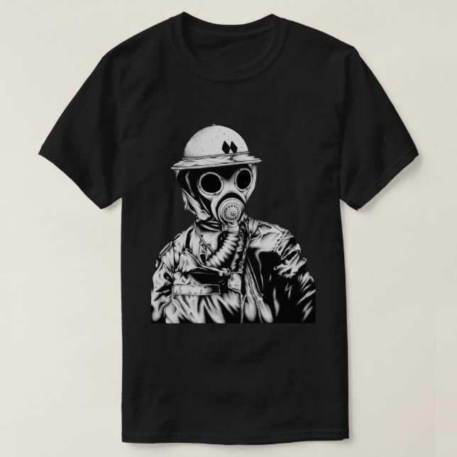 Gasmask Tee Shirt (Design framsida)