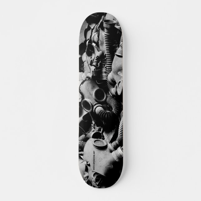 Gasmaskar Skateboard Bräda 20,5 Cm (Framsida)