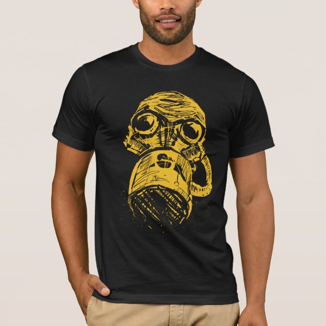 Gasmaskutslagsplatsskjorta T-shirt (Framsida)