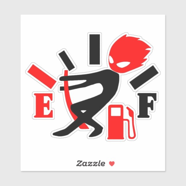 Gasmätare Klistermärken (Ark)