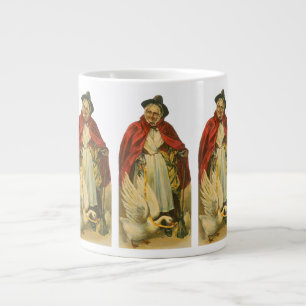 Gåsmor Vintage Viktoriansk saga bok Jumbo Mugg