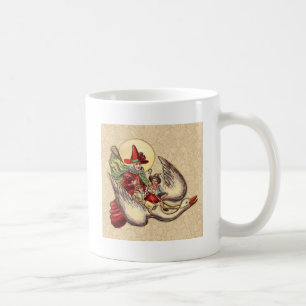 Gåsmors barn Antik illustration Kaffemugg