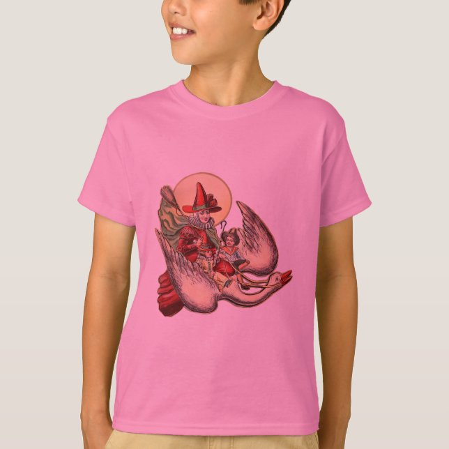 Gåsmors Barn Antik Illustration Tee (Framsida)